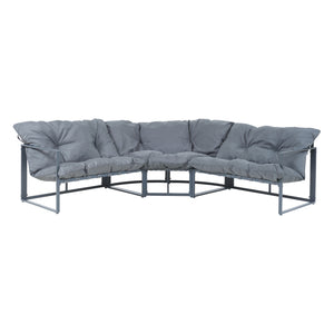 Loungeset Karg tuinset met kussens casa.pro