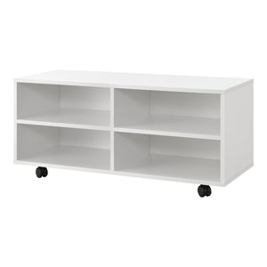 [en.casa] Opbergkast op wielen Barkarö 90x35x41 cm - 2 varianten