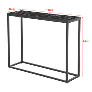 [en.casa] Console tafel Kittilä 80x100x30 cm - 2 varianten