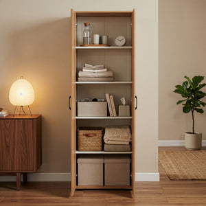 Opbergkast Chalvefted smalle kast [en.casa]