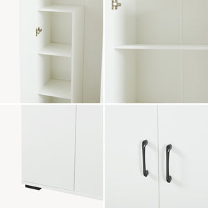 Opbergkast Chalvefted smalle kast [en.casa]