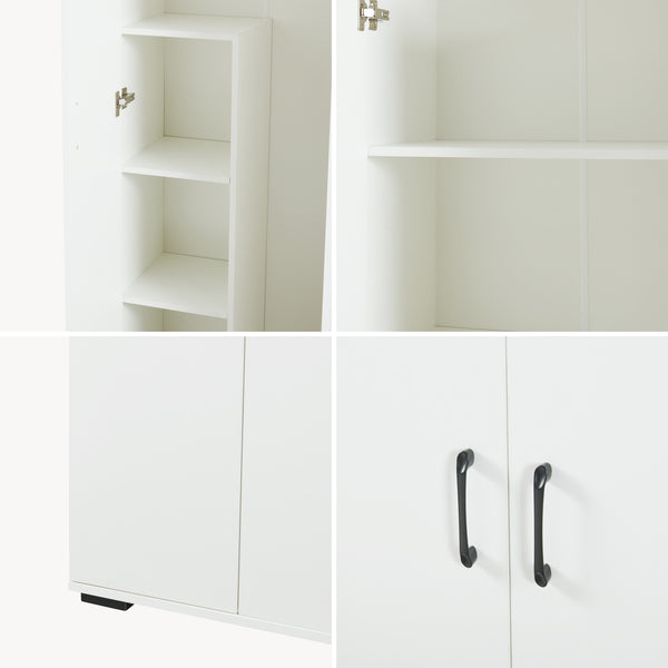 Opbergkast Chalvefted smalle kast [en.casa]