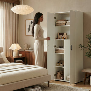 Opbergkast Chalvefted smalle kast [en.casa]