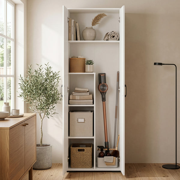 Opbergkast Chalvefted smalle kast [en.casa]