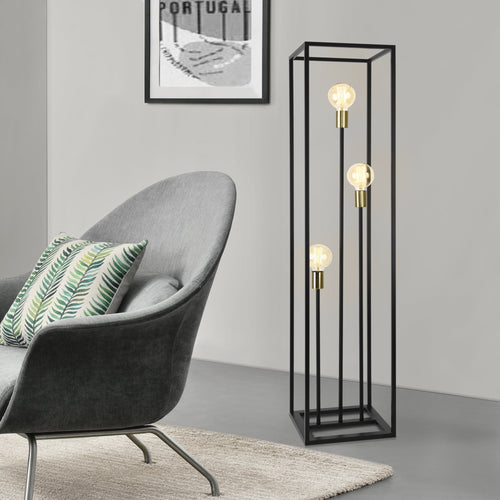 Vloerlamp staande lamp 140x30x30 cm Groningen 3xE27 - verschillende kleuren
