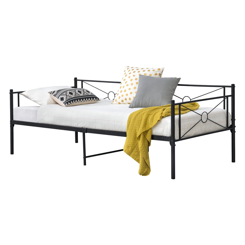 Metalen bed Alvesta bedframe met bedbodem 90x200 cm - 3 varianten