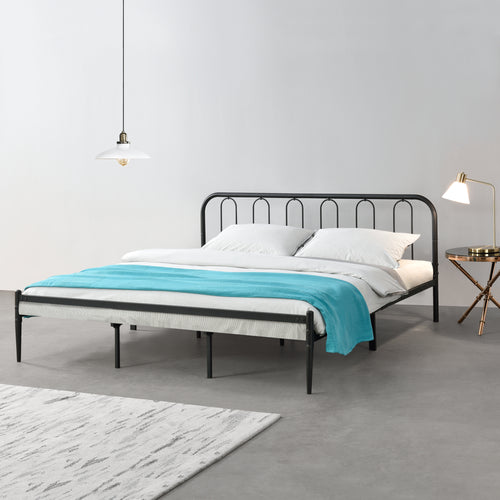 Stalen bed Hanko bedframe met bedbodem - verschillende maten