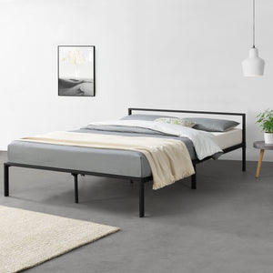 Metallbett Imatra Stahl Schwarz [en.casa] - premiumXL