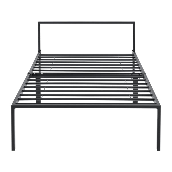 Metalen bedframe Zeus met bedbodem en matras - verschillende maten en kleuren