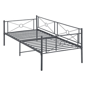 Metalen bed Alvesta bedframe met bedbodem 90x200 cm - 3 varianten