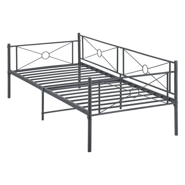 Metalen bed Alvesta bedframe met bedbodem 90x200 cm - 3 varianten