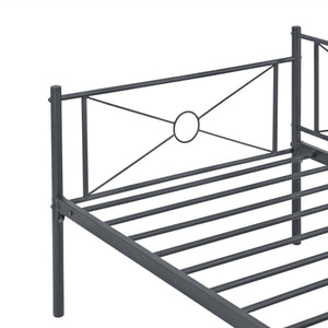 Metalen bed Alvesta bedframe met bedbodem 90x200 cm - 3 varianten
