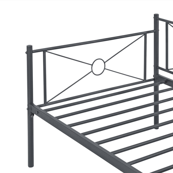 Metalen bed Alvesta bedframe met bedbodem 90x200 cm - 3 varianten