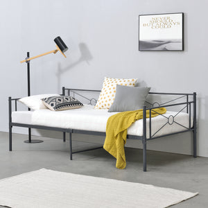 Metalen bed Alvesta bedframe met bedbodem 90x200 cm - 3 varianten