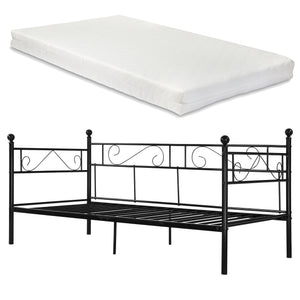 Eenpersoons slaapbank of 3-zitsbank met matras 90x200 cm - verschillende kleuren