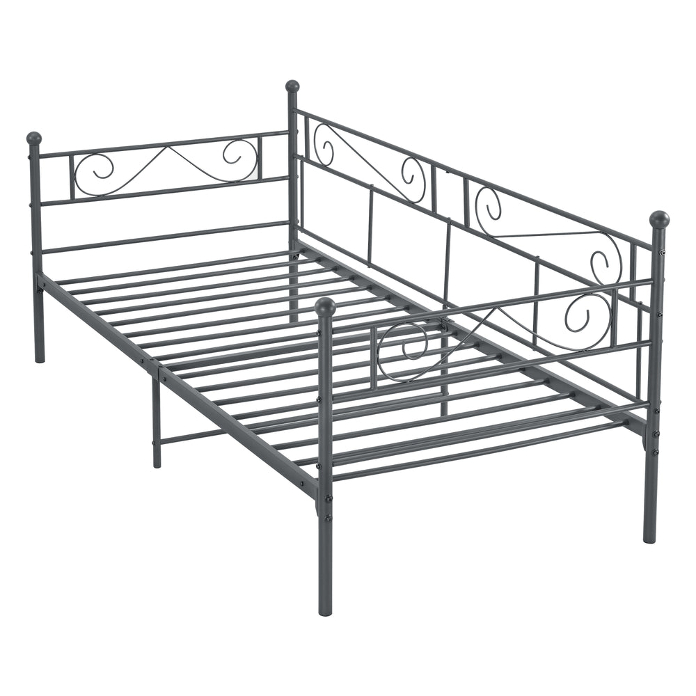 Metalen bed Kerava 90x200 cm in verschillende kleuren en.casa - premiumXL