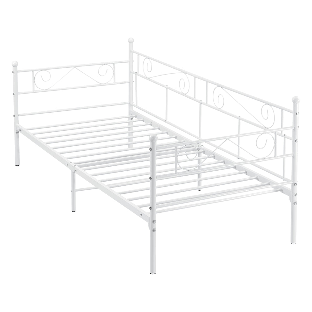 Metalen bed Kerava 90x200 cm in verschillende kleuren en.casa - premiumXL