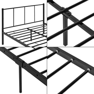 Metalen bedframe Hercules incl. bedbodem - verschillende maten
