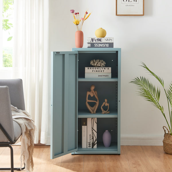 Metalen kast Burlöv 88x40x35 cm [en.casa]