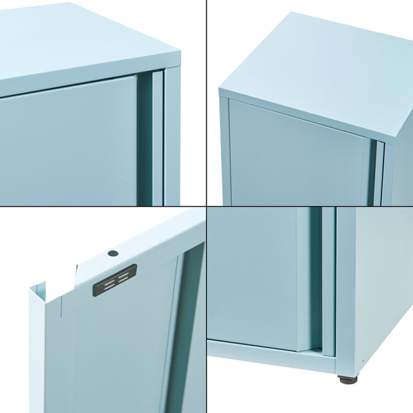 Metalen kast Burlöv 88x40x35 cm [en.casa]