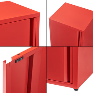 Metalen kast Burlöv 88x40x35 cm [en.casa]
