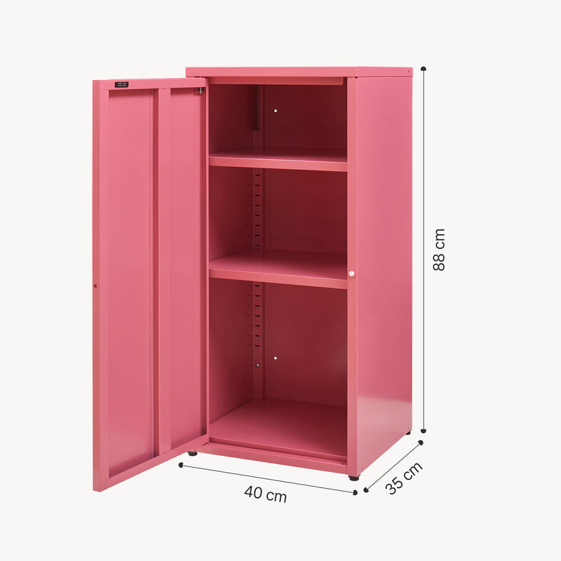 Maatschets Metalen kast Burlöv 88x40x35 cm [en.casa]