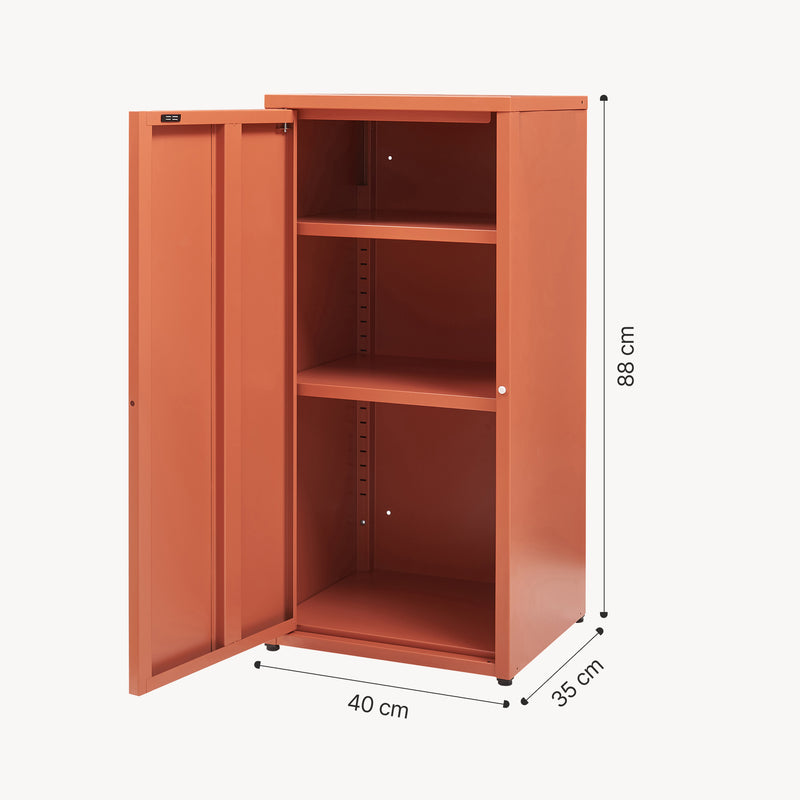 Maatschets Metalen kast Burlöv 88x40x35 cm [en.casa]