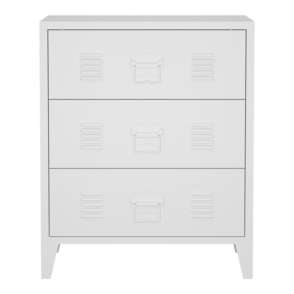 [en.casa] Ladekast Hämeenlinna 72x60x40 cm staal - 2 varianten