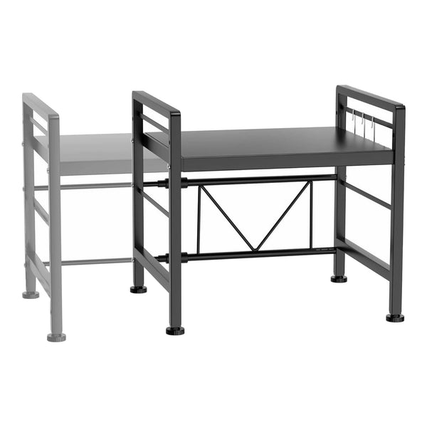 Magnetron rek Sorsele keukenrek zwart [en.casa]