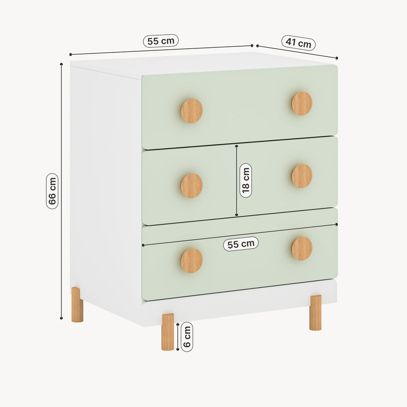 Maatschets Kindercommode Vaarentaa [en.casa]