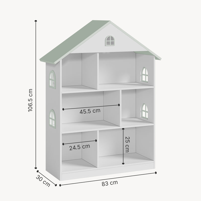Maatschets Kinderkast Vipsali open kast 107x83x30 cm [en.casa]