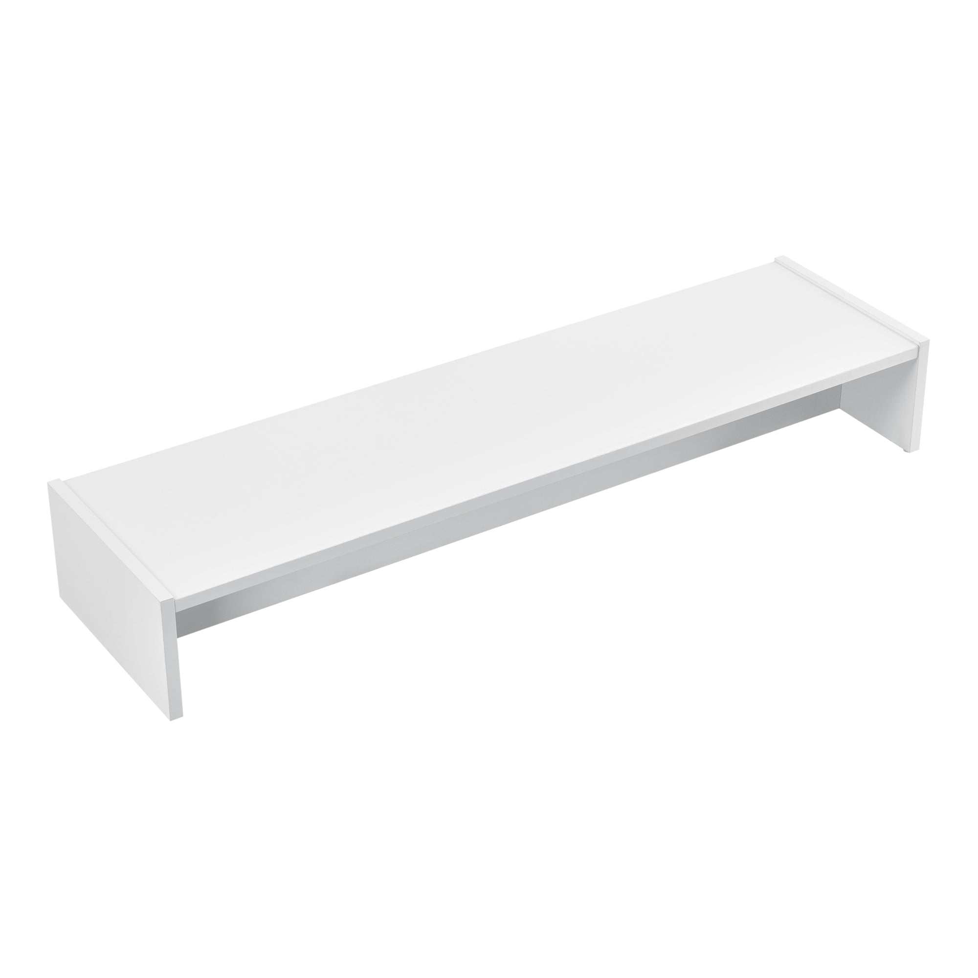 En.casa Monitorstandaard Ruovesi verhoger 12x51x25 cm wit
