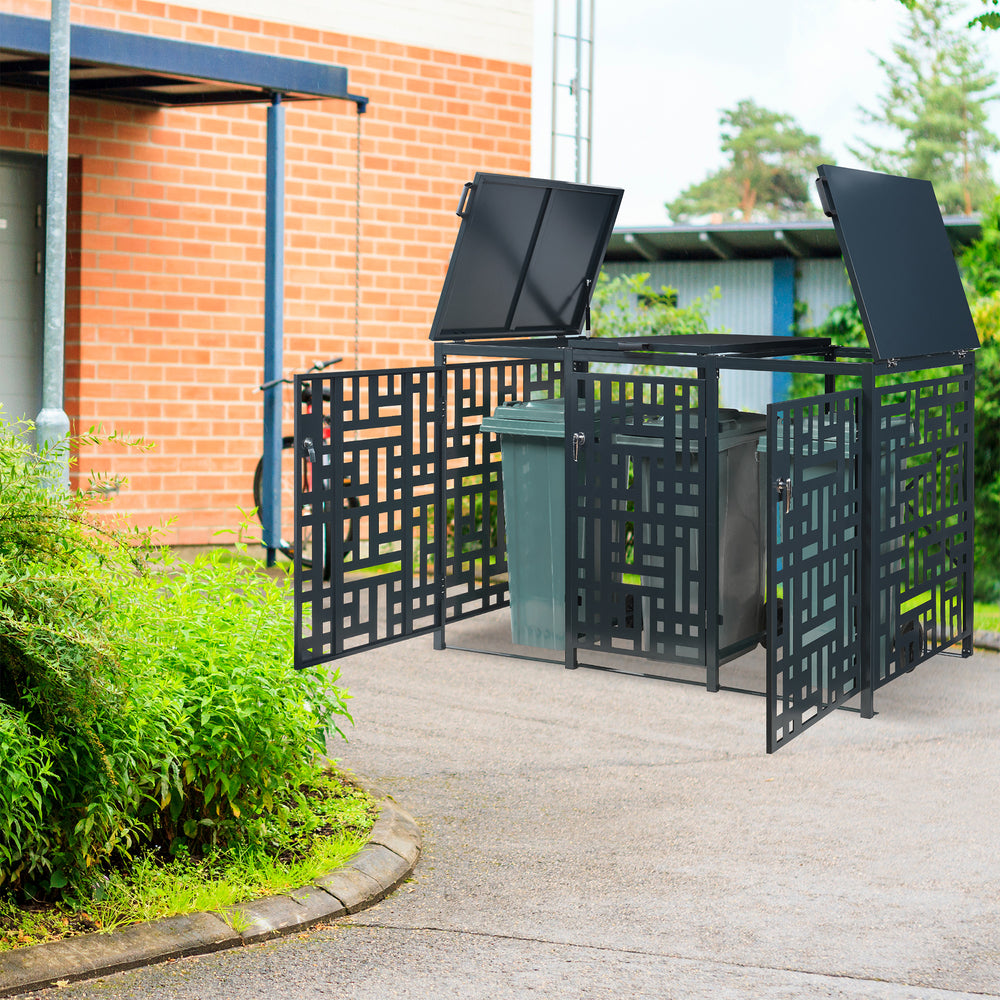 Containerombouw Bernalda voor containers 240L antraciet casa.pro