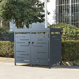 [en.casa] Containerombouw Salching staal antraciet - 2 varianten