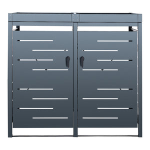 [en.casa] Containerombouw Salching staal antraciet - 2 varianten