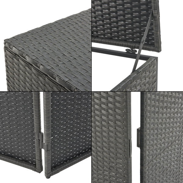 [en.casa] Containerombouw Widnau donkergrijs - 2 varianten