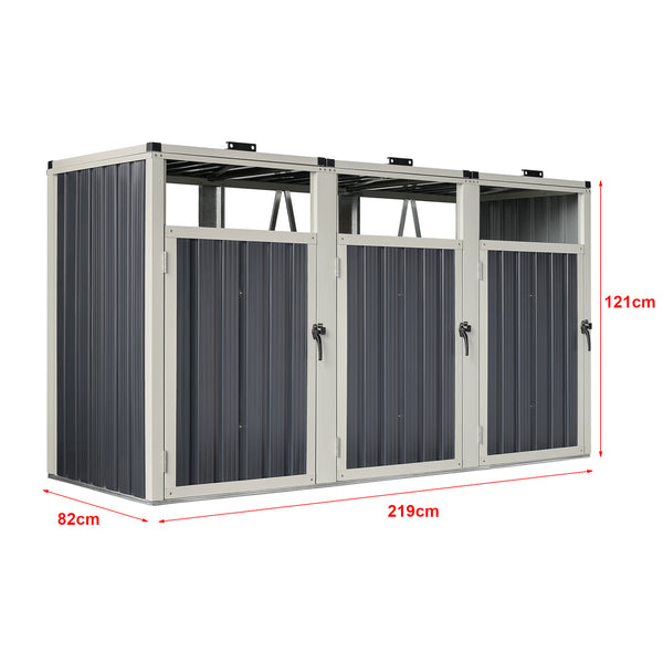 [pro.tec] Containerombouw Tarbek antraciet - 4 varianten