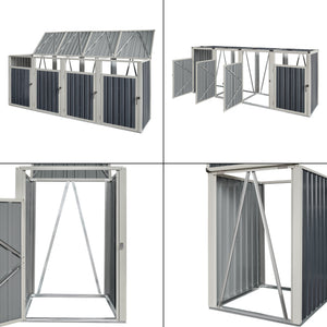 [pro.tec] Containerombouw Tarbek antraciet - 4 varianten