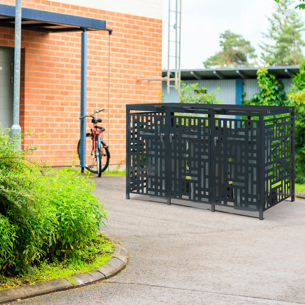 Containerombouw Bernalda voor containers 240L antraciet casa.pro