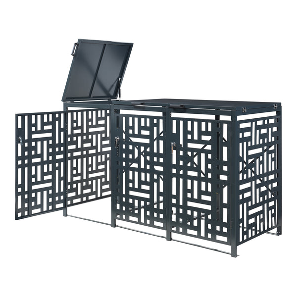 Containerombouw Bernalda voor containers 240L antraciet casa.pro