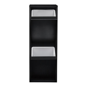 Afvalscheidingskast Sollentuna met 2 vakken 93x33x25 cm [en.casa]