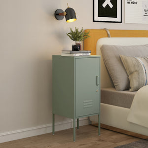 Nachtkastje Hausjärvi 82x35x35 cm staal [en.casa] - premiumXL