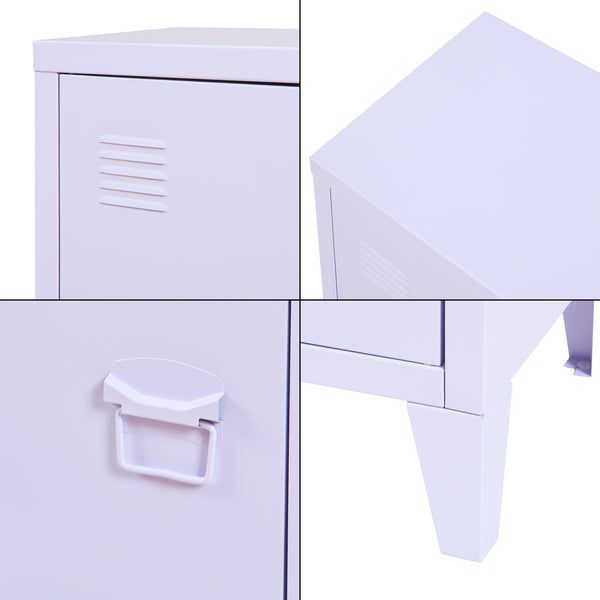 Nachtkast Inari set van 2 metaal 57x40x30 cm [en.casa]