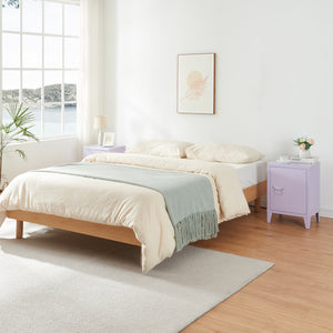 Nachtkast Inari set van 2 metaal 57x40x30 cm [en.casa]