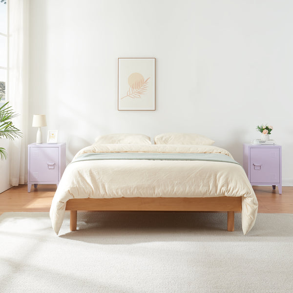 Nachtkast Inari set van 2 metaal 57x40x30 cm [en.casa]