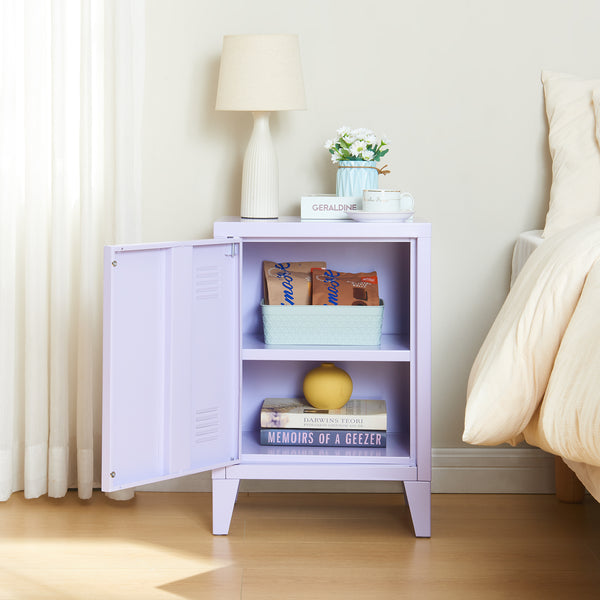 Nachtkast Inari set van 2 metaal 57x40x30 cm [en.casa]