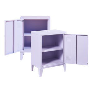 Nachtkast Inari set van 2 metaal 57x40x30 cm [en.casa]