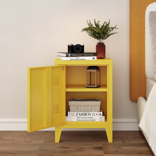 Nachtkast Inari metaal 57x40x30 cm [en.casa]