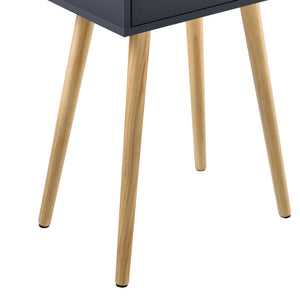 Bijzettafel met lade nachtkastje 60x40x29,5 cm - 3 varianten