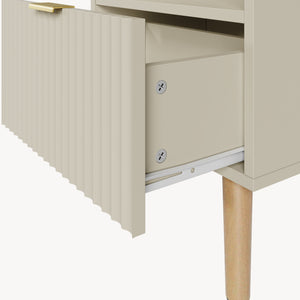 Nachtkastje Nand zwevend met lade 55x40x30 cm [en.casa]